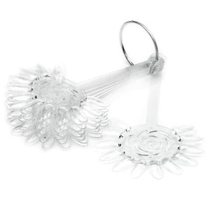 Wzornik kwiatek przeźroczysty - zestaw 10 szt 