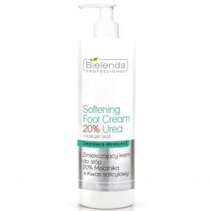 BIELENDA Zmiękczający krem do stóp 20% mocznika + kwas salicylowy 500ml